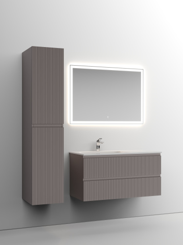 Тумба под раковину Sancos SNOB T SNT100LSM 99,5х44,5х50 настенная - фото 3